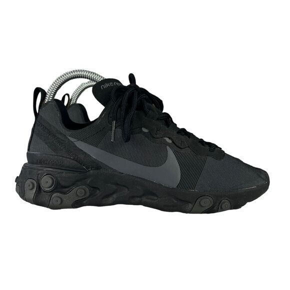 Nike React Element 55 Triple Black for Sale - Authenticity Nike React Element 55 Triple Black for Sale - Authenticity