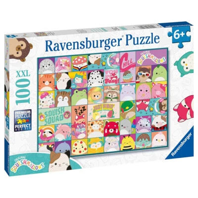 RAVENSBURGER Ravensbuger Puzzle Squishmallows 100 Teile XXL Puzzle für Kinder ab 6 Jahren