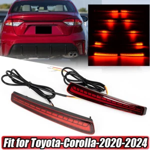 Rear Bumper Reflector Tail Light Assembly For Toyota Corolla 2020-2022 2023 2024 - Picture 1 of 10