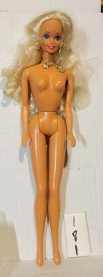 Muñeca Barbie de playa Sun Sensation 1991 oropel brillo soportes en el pelo Foto 1 de 4