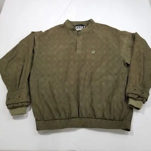 Zero Restriction Golf Mens XL Jacket Pullover Glen Plaid Country Club USA Made - Picture 1 of 14