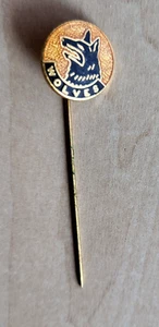 Vintage enamel Wolverhampton Wanderers stick pin badge Football Club FC Wolves - Picture 1 of 2