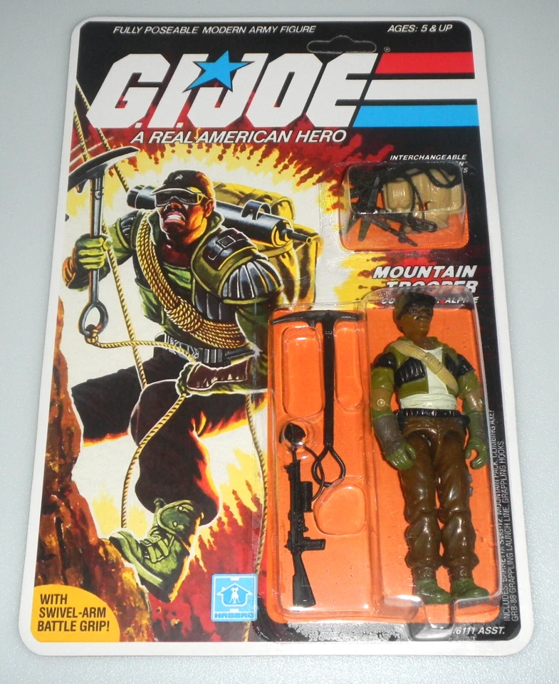 *RECARDADO* 1985 Vintage G.I. GI Joe 3.75 ARAH Lote Alpine v1 Figura 100% Completa Foto 1 de 4