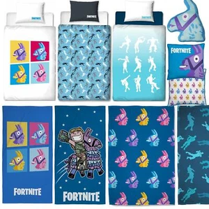 FORTNITE BEDDING BATTLE ROYALE DUVETS TOWEL CUSHIONS BLANKETS - SOLD SEPARATELY - Picture 1 of 67