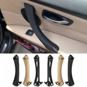 Cubierta de moldura de manija de panel de puerta interior exterior 3 piezas para BMW E90 328 05-13 EE. UU. - Imagen 1 de 26