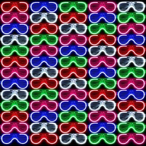 80 Pack LED Glasses, Light Up Glasses, 5 Neon Color Party Supplies for Kids A... - Picture 1 of 9