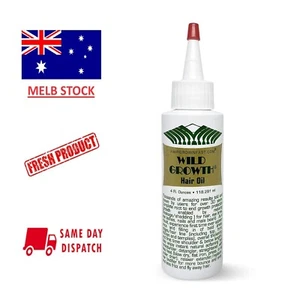 WILD GROWTH HAIR OIL Jojoba Coconut Castor Olive Oil Hydrate Healthy Hair Growth - Picture 1 of 3