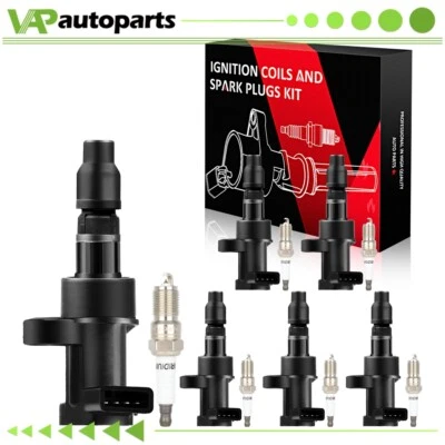 6 bobinas de encendido y bujía para Jaguar X-Type 2003-2008 3,0 L V6 Foto 1 de 4