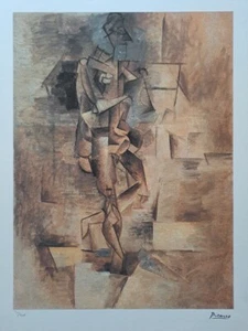 Pablo Picasso Firmado - Amantes - Certificado SPADEM París - Imagen 1 de 5