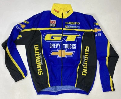 Chaqueta de ciclismo vintage De Marchi GT cremallera completa para hombre azul medio manga larga años 90 Foto 1 de 4
