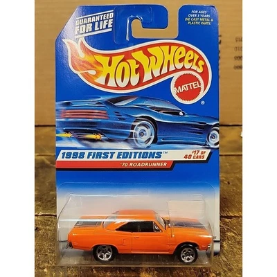 1998 Hot Wheels No661 — первое издание No17 из 40 — Roadrunner 70 года - Изображение 1 из 3