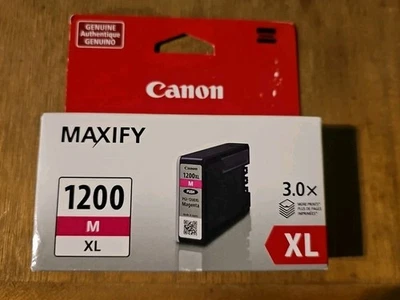 Canon PGI-1200XL Magenta High-Yield Ink Tank, 9197B001 - Image 1 of 4