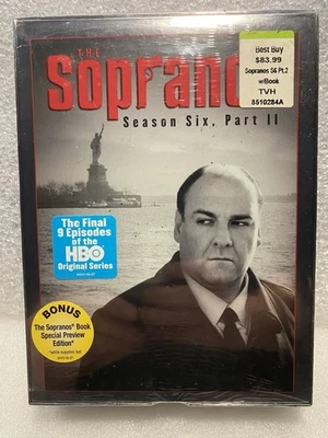 The Sopranos Season Six 6 Part 2 HBO - DVD - Bonus Book - New & Sealed - Image 1 of 4