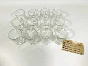 12 DDR Schnapsgläser Riffelglas Hoch, Gläser Schnaps Glas Likör Sachsenglas - Bild 1 von 6