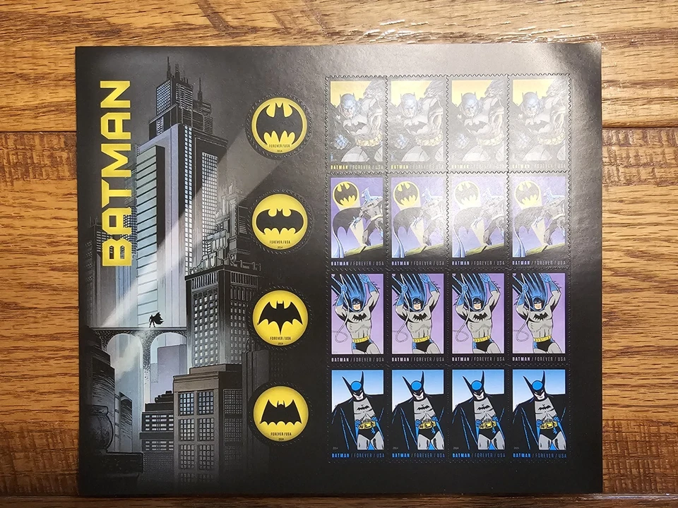 U.S. Scott #4928-4935 Batman MNH Sheet Of 20 Forever Stamps - Image 1 of 1