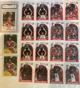 MICHAEL JORDAN GRADED 9 DR J LOT!! ALSO INCLUDED CHARLES BARKLEY, KARL MALONE!! - Picture 1 of 13
