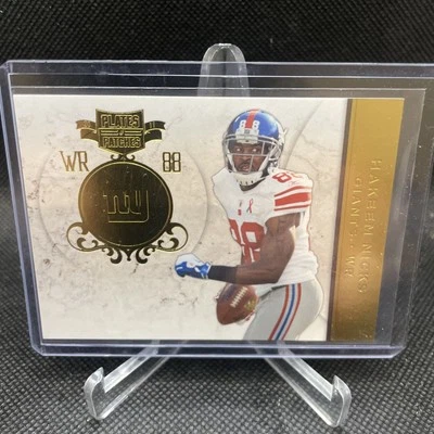 Placas y parches Panini Infinity Gold 2011/50 Hakeem Nicks #97 Foto 1 de 2