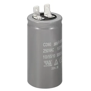 CD60 Run Capacitor 300Uf/Mfd 250V 15% Tolerance 50/60Hz Motor Starting Capacito - Picture 1 of 5