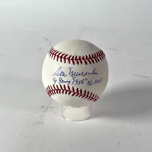 Don Newcombe Autographed/Inscribed "Cy Young 1956 NL-MVP" Baseball PSA COA - Image 1 of 3