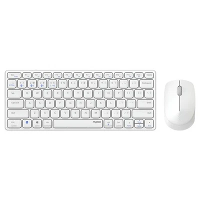 Rapoo Tastatur und Maus Set kabellos Bluetooth & Funk QWERTZ Multi-Mode, Akku WS - Bild 1 von 4