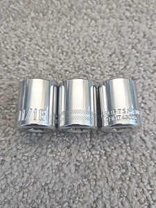 Confezione da 3 unità Craftsman CMMT43006 11/16" 6pt presa 3/8" 3P0009 - Foto 1 di 6