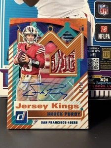 2025 Panini Donruss Brock Purdy Jersey Kings JK-BPY /10 AUTO SF 49ers "9E" Patch - Bild 1 von 15
