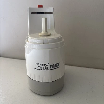 Presto Minnie Max Compact Food Processor Model 029001 Clean Working BASE ONLY - Image 1 of 4