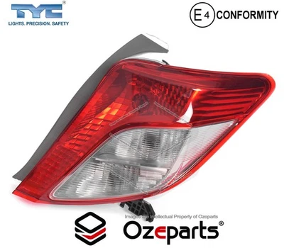 TYC RH Right Hand Tail Light Lamp For Toyota Yaris Hatch Ser 1 NCP130 2011~2014 - Image 1 of 4
