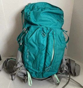 The North Face Banchee 65 Hiking Backpack M/L*USED* Teal/Gray - Picture 1 of 21