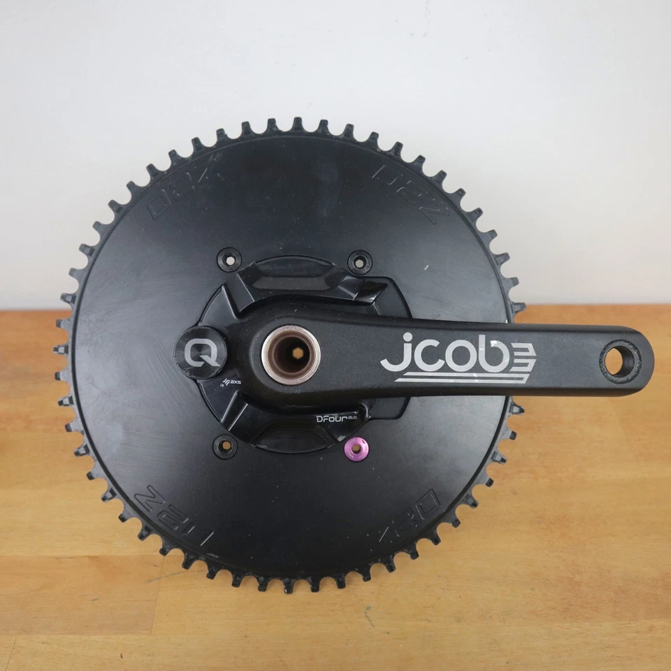 JCOB Short Tri/Road Crankset – 150 mm Arms – 56 T – Quarq AXS DFour Power Meter - Image 1 of 4