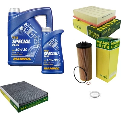 MANN-FILTER Inspektionspaket MANNOL 6 L 10W-30 Special Plus für Skoda Superb I - Bild 1 von 4