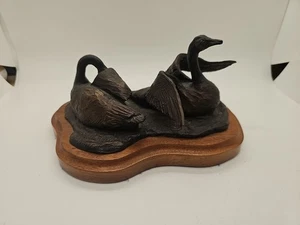 Escultura de ganso de bronce llamada The Bath por M Jackson - Imagen 1 de 10