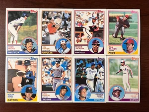 1983 Topps Baseball Lot (401 Diff) - 76% NM-MT / 15% NM / 9% EXMT-NM or less - Picture 1 of 21