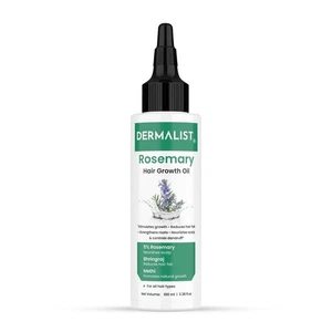 Dermalist Rosemary Hair Growth Oil with Rosemary & Bhringraj Extract - (100ml) - Picture 1 of 8