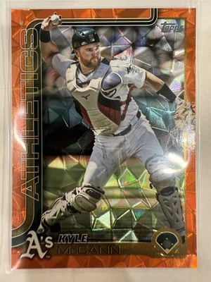 2025 Topps #555 Kyle McCann Orange Diamanté Foil /25 Athletics - Image 1 of 2