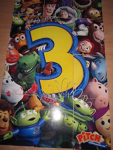 TOY STORY 3 PITCH FRENCH EXCLUSIVE POSTER COMPLETE SET CARDS/STICKERS 12 CARDS - Picture 1 of 1