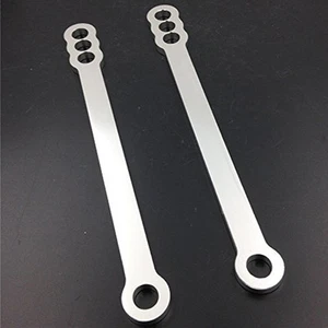Silver Motorcycle Bike Lowering Links For Kawasaki ZX6R ZX6RR ZX600 ZX12R ZX1200 - Picture 1 of 4
