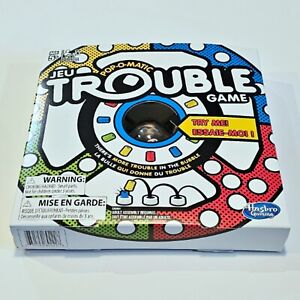 Pop-O-Matic Trouble Board Game (Hasbro Gaming) **COMPLETE**