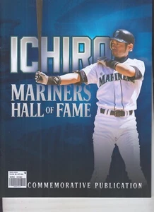 ICHIRO SEATTLE MARINERS HALL OF FAME COMMEMORATIVE PROGRAM 2022 MAGAZINE - Picture 1 of 1