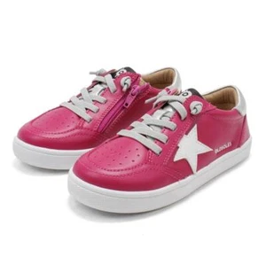 Old Soles Boy's Girl's Platinum Runner Low Top Casual Leather Sneaker - Picture 1 of 29