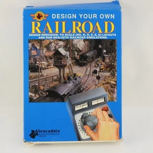 Design Your Own Railroad Train Legacy PC Software by Abracadata Macintosh - Picture 1 of 5