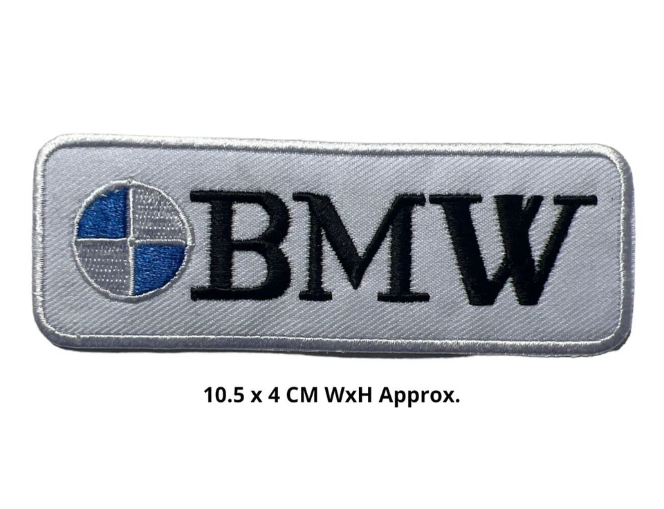 BMW Cars Logo Embroidered Iron On /Sew On Patch Batch Jeans Jacket Shirt N-334 - Image 1 of 1