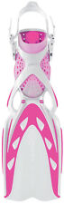 Mares X-Stream Open Heel Scuba Diving Dive Fins - Pink/White - All Sizes