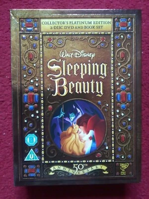 Sleeping Beauty Disney Platinum edition 2 x DVD and Book set  - Image 1 of 3