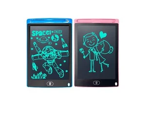 Confezione da 2 tavolette grafiche da 8,5" con penna touch rosa e blu per b - Bild 1 von 6