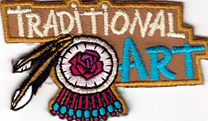TRADITIONAL ART Iron On Patch Artist - Picture 1 of 2