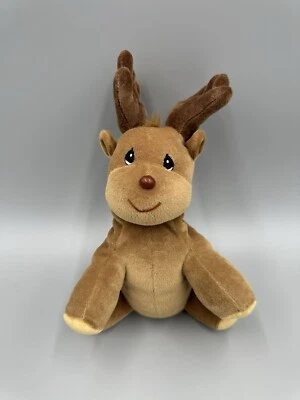 Vintage Enesco 1998 Precious Moments Reindeer Tender Tails Plush 8” - Image 1 of 4