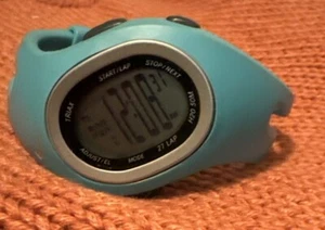 Nike Midsize Triax Strength WR0065 Teal SILVER EXCELLENT CONDITION NEW BATTERY - Picture 1 of 6