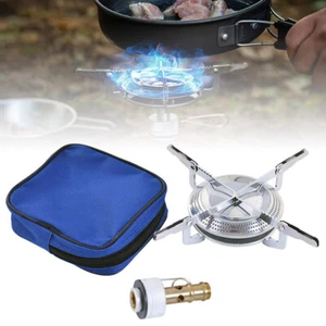 Camping Gasherd Mini Gas Brenner w/Lagerung Tasche Tragbarer Kochherd Outdoor DE - Bild 1 von 12