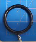 1.75" BLACK drapery iron curtain rings with eyelet - sold per piece (1-3/4")